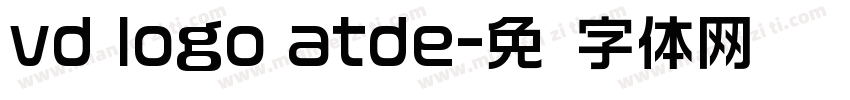vd logo atde字体转换
